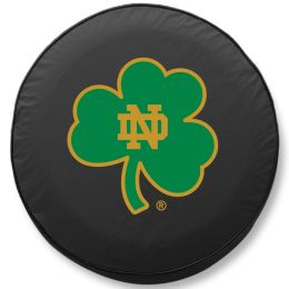 Notre Dame Fighting Irish (Shamrock) Black Spare Tire Cover