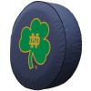 Notre Dame Fighting Irish (Shamrock) Navy Spare Tire Cover