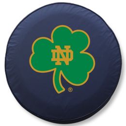 Notre Dame Fighting Irish (Shamrock) Navy Spare Tire Cover