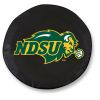 North Dakota State Tire Cover w/ Bison Logo - Black Vinyl