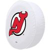 New Jersey Tire Cover w/ Devils Logo - White Vinyl