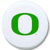 Oregon Ducks Spare Tire Cover - White Vinyl