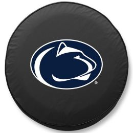 Penn State Tire Cover w/ Nittany Lions Logo - Black Vinyl