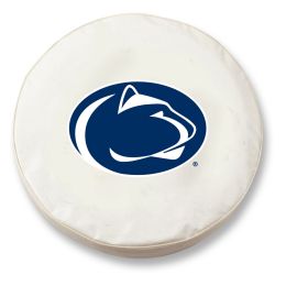 Penn State Tire Cover w/ Nittany Lions Logo - White Vinyl