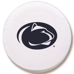 Penn State Tire Cover w/ Nittany Lions Logo - White Vinyl