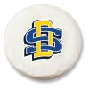 South Dakota State Tire Cover w/ Jackrabbits Logo - White Vinyl