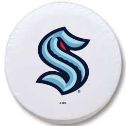 Seattle Kraken White Spare Tire Cover
