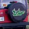 South Florida Tire Cover w/ Bulls Logo - Black Vinyl