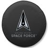 U.S. Space Force Tire Cover - Black Vinyl