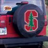 Stanford Tire Cover w/ Cardinals Logo - Black Vinyl