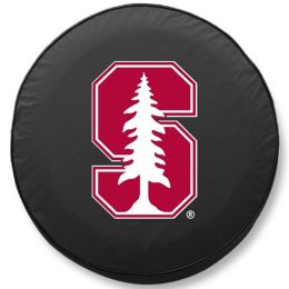 Stanford Tire Cover w/ Cardinals Logo - Black Vinyl