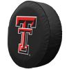 Texas Tech Tire Cover w/ Red Raiders Logo - Black Vinyl