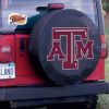 Texas A&M Tire Cover w/ Aggies Logo - Black Vinyl