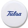 Tulsa Tire Cover w/ Golden Hurricanes Logo - White Vinyl