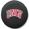 UNLV Tire Cover w/ Rebels Logo - Black Vinyl