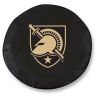 US Military Academy Tire Cover w/ Military Logo - Black Vinyl