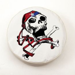 USA Pirate White Spare Tire Cover