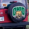 Ohio Tire Cover w/ Bobcats Logo - Black Vinyl