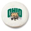 Ohio Tire Cover w/ Bobcats Logo - White Vinyl