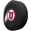 Utah Tire Cover w/ Utes Logo - Black Vinyl