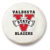 Valdosta State Tire Cover w/ Blazers Logo - White Vinyl