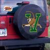 Vermont Tire Cover w/ Catamounts Logo - Black Vinyl