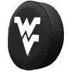 West Virginia Tire Cover w/ Mountaineers Logo - White Vinyl