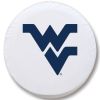 West Virginia Tire Cover w/ Mountaineers Logo - Black Vinyl