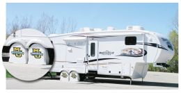 Marquette Golden Eagles RV Tire Shade