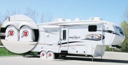 Utah Utes RV Tire Shade