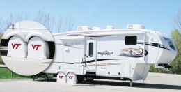 Virginia Tech Hokies RV Tire Shade