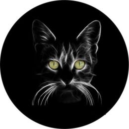 Black Cat Spare Tire Cover