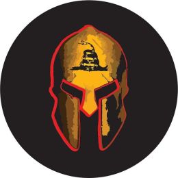 Dominator Tire Cover on Black Vinyl