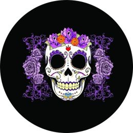 Sugar Skull Spare Tire Cover