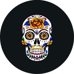 Sugar Skull Spare Tire Cover - Color