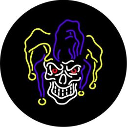 Joker Spare Tire Cover - Neon Graphic