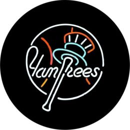 Yankees Spare Tire Cover w/ Neon Graphic