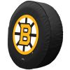 Boston Tire Cover w/ Bruins Logo - Black Vinyl