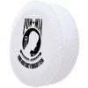POW-MIA Tire Cover - White Vinyl