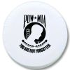 POW-MIA Tire Cover - White Vinyl