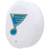 St Louis Tire Cover w/ Blues Logo - White Vinyl